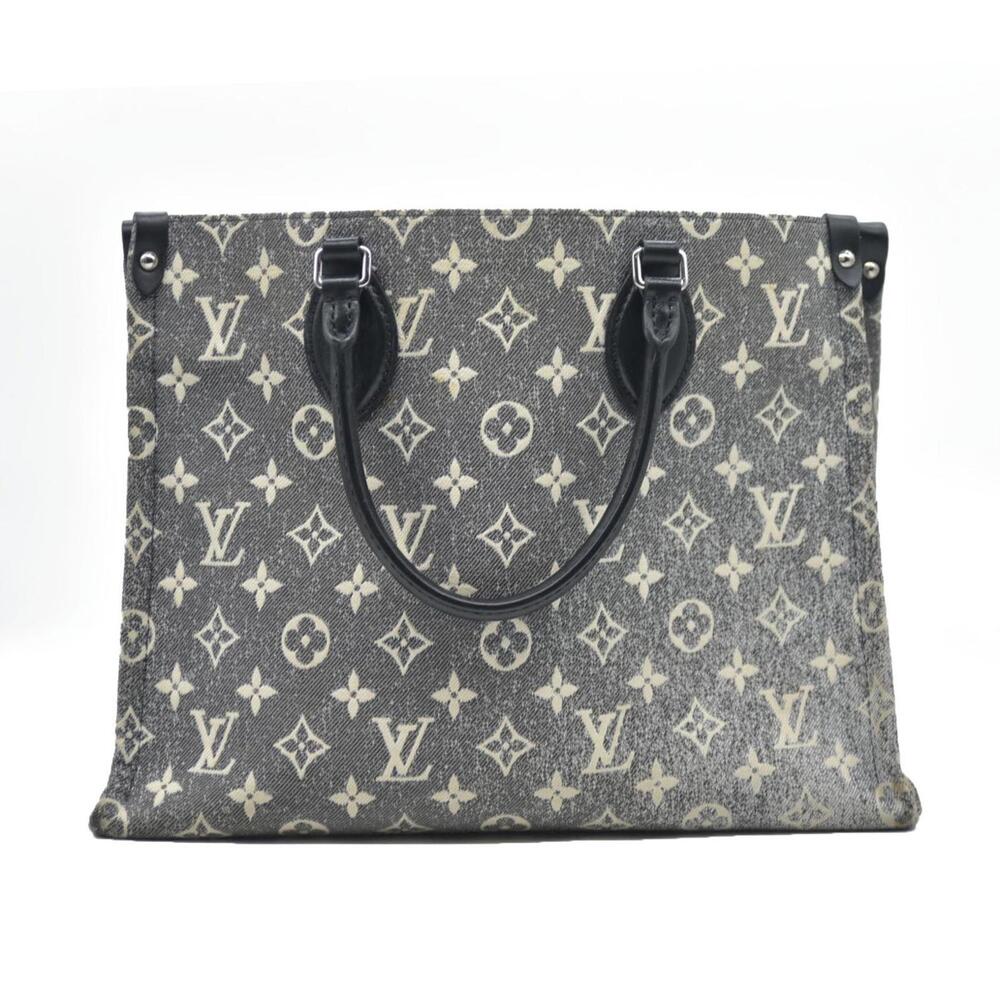 Louis Vuitton Monogram Jacquard Denim Onthego MM Black - Picture 4 of 15